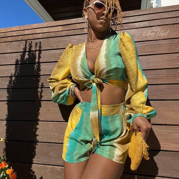 Pina Colada Short Set (LAST ONE) - Picture 2 of 5